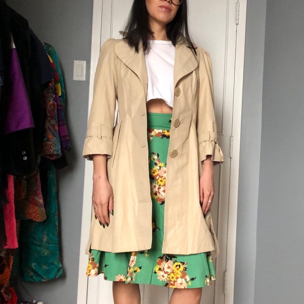 A-Line Trench Coat